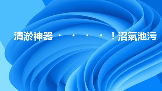 清淤神器！沼氣池污泥再無難題，讓你的能源寶庫(kù)更持久！
